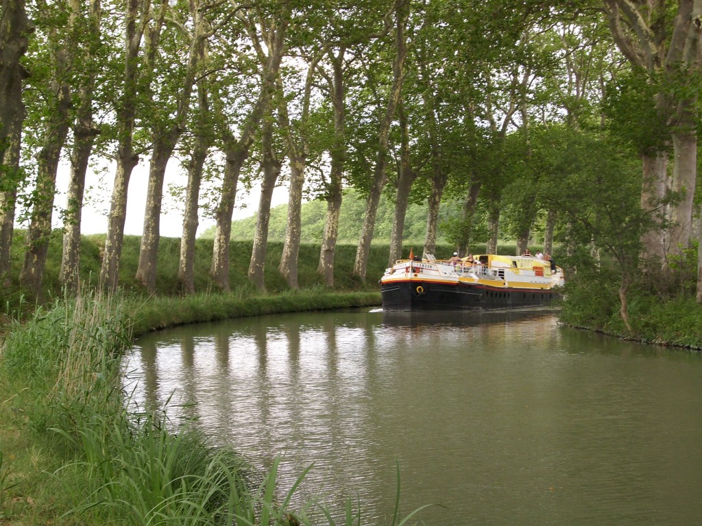 Canal du Midi bei Béziers, Südfrankreich. Foto (c): Helmut Burlager