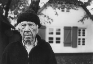 Der Maler Franz Radziwill in Dangast. Foto (c): Franz-Radziwill-Archiv