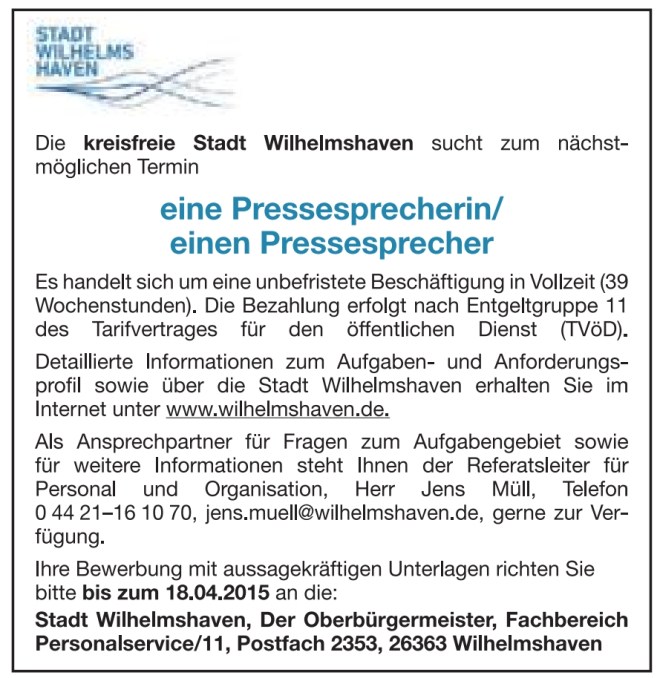 WHV-Presse