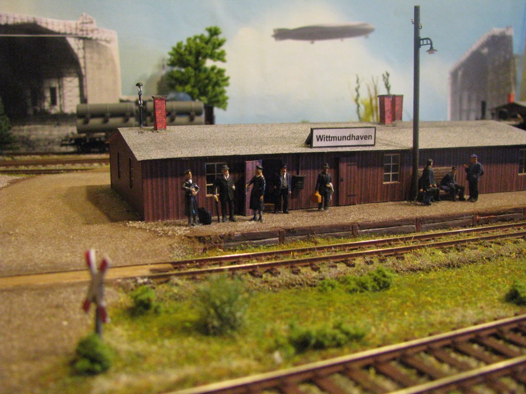 Der Haltepunkt Wittmundhaven im Modell. Foto: LAW